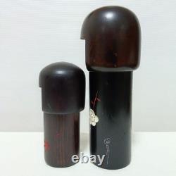 Usaburo Kokeshi Creative Kokeshi Doll Set 30.5cm 20.5cm Two-Piece Collectible