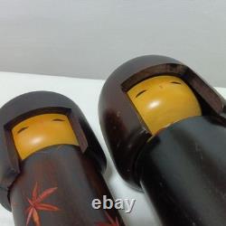 Usaburo Kokeshi Creative Kokeshi Doll Set 30.5cm 20.5cm Two-Piece Collectible
