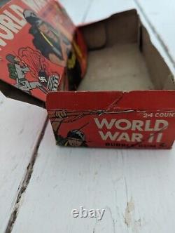 V. Rare World War Two trading/bubble gum box and full set of 88 cards. 1965 PCGC