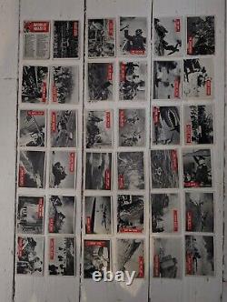 V. Rare World War Two trading/bubble gum box and full set of 88 cards. 1965 PCGC