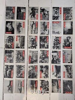 V. Rare World War Two trading/bubble gum box and full set of 88 cards. 1965 PCGC