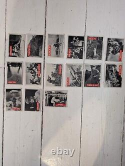 V. Rare World War Two trading/bubble gum box and full set of 88 cards. 1965 PCGC