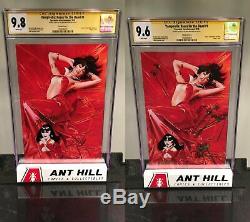 VAMPIRELLA ROSES FOR THE DEAD #1 two cover set CGC SS Mike Mayhew Remark/Sketch