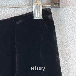VINTAGE 1950s Gale & Gale Modern Jr Black Velvet Top Skirt Set XS Cocktail USA