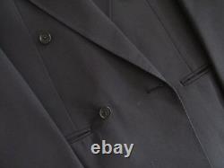 VTG Europa Collection Navy 4 in 1 double breasted flat front full suit 36 R