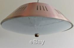 VTG Mid Century 1950's Set of Two Atomic Ceiling Light Fixtures Working