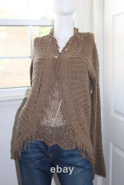 VTG RALPH LAUREN Blue Label Collection 100% Mulberry Silk Set Cardigan & Top L