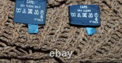 VTG RALPH LAUREN Blue Label Collection 100% Mulberry Silk Set Cardigan & Top L