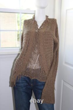 VTG RALPH LAUREN Blue Label Collection 100% Mulberry Silk Set Cardigan & Top L