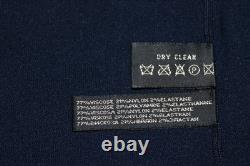 VTG Ralph Lauren Navy Blue Pants & Top Set Black Label Collection Green Trim EUC