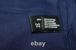 VTG Ralph Lauren Navy Blue Pants & Top Set Black Label Collection Green Trim EUC