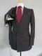 Vtg Sasson Collection 4in 1 Double Breasted Peak Lapel Flat Front Full Suit 36 R