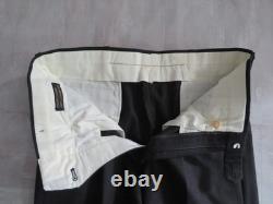 VTG Sasson collection 4in 1 double breasted peak lapel flat front full suit 36 R