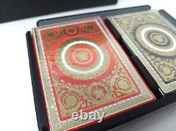 Versace Playing Cards, Set of 2, Storage Case with Two Decks of Cards