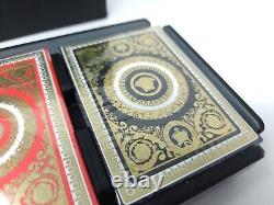 Versace Playing Cards, Set of 2, Storage Case with Two Decks of Cards