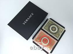 Versace Playing Cards, Set of 2, Storage Case with Two Decks of Cards