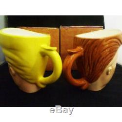 Viacom Beavis and Butt Head Mug Two Of Set Japan Import Unused Mug Cup Rare
