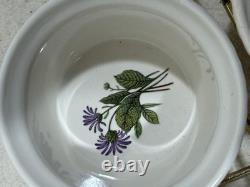 Villeroy Boch Botanica Duchesse Ramekins Set 6 Rack Floral Luxembourg VTG