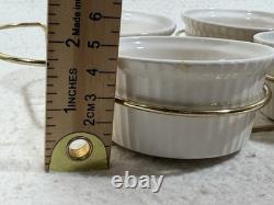 Villeroy Boch Botanica Duchesse Ramekins Set 6 Rack Floral Luxembourg VTG