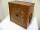 Vintage 1920s British Cossor Radio With Built-in Speaker, Two Tube Set