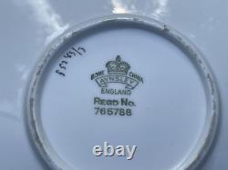 Vintage 1930's Aynsley Butterfly Handle Floral Pattern Tea Cup Saucer Very Rare