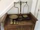 Vintage Brass Scales S Maw Son And Sons Highly Collectible Two Sets Brass Weight