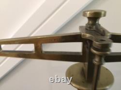 Vintage Brass Scales S Maw Son And Sons Highly Collectible Two Sets Brass Weight