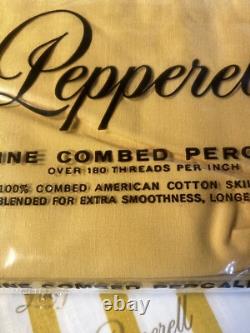 Vintage Lady Pepperell Twin Sheet Set Two Pillow Case 100% USA Cotton NOS 1970's