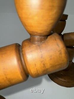 Vintage Mid Century Candle Holders Candelabra Set Of Two Danish Swedish 9 H