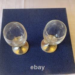 Vintage Norwegian Pewter And Crystal Glass Decanter Set. By Troll Tinn Rare