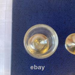 Vintage Norwegian Pewter And Crystal Glass Decanter Set. By Troll Tinn Rare