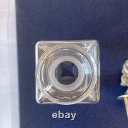 Vintage Norwegian Pewter And Crystal Glass Decanter Set. By Troll Tinn Rare