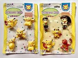 Vintage Pokemon Mate Action Figures, Two Sets New & In Original Packaging