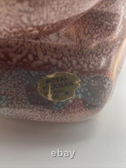 Vintage Rare Royal Hickman petty crystal glaze panther figure 2 pieces 1970