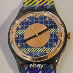 Vintage SWATCH Tailleur GM109 RARE 1992 Box Collection Full Set Watch New