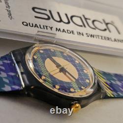 Vintage SWATCH Tailleur GM109 RARE 1992 Box Collection Full Set Watch New Vintage SWATCH Tailleur GM109 RARE 1992 Box Collection Full Set Watch New