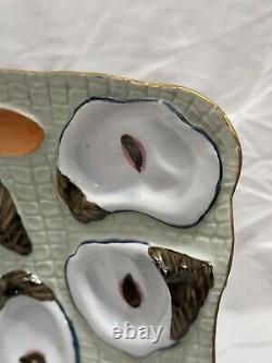 Vintage Set Of 4 Oyster Collectible Plates From Twos Company