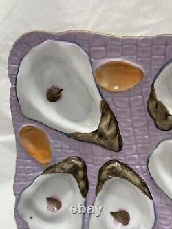 Vintage Set Of 4 Oyster Collectible Plates From Twos Company