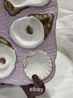 Vintage Set Of 4 Oyster Collectible Plates From Twos Company