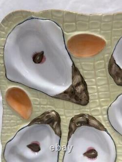 Vintage Set Of 4 Oyster Collectible Plates From Twos Company