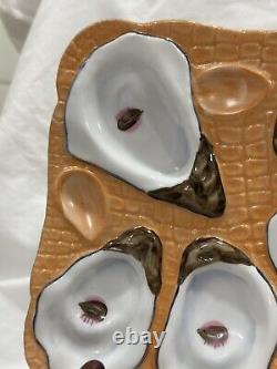 Vintage Set Of 4 Oyster Collectible Plates From Twos Company