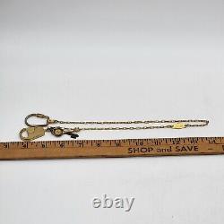 Vintage Set Of Two G. Gucci City Of Detroit Key With Toddler Clasp Key Chain