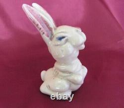 Vintage Set Of Two Porcelain Figurines Rabbit & Deer Foe