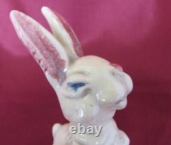 Vintage Set Of Two Porcelain Figurines Rabbit & Deer Foe