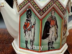 Vintage Set Of Two Sadler Teapots Queen Elizabeth And Duke Of Wellington