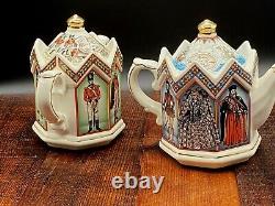 Vintage Set Of Two Sadler Teapots Queen Elizabeth And Duke Of Wellington