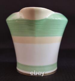 Vintage Shelley Art Deco Apple Green & Fawn Swirls 12521 Tea for Two Set 1936