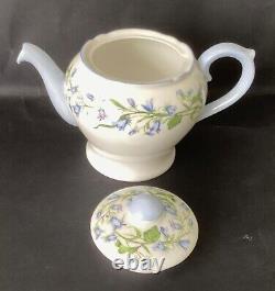 Vintage Shelley Harebell Bone China Tea For Two Pattern 13590 1940's