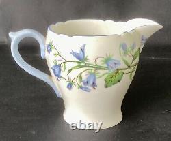 Vintage Shelley Harebell Bone China Tea For Two Pattern 13590 1940's