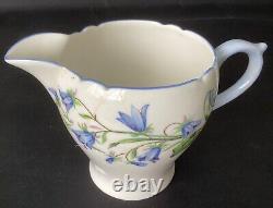 Vintage Shelley Harebell Bone China Tea For Two Pattern 13590 1940's